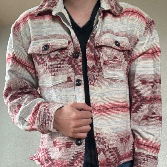 ROCK & ROLL DENIM WOMEN'S SOUTHWESTERN PRINT JACKET - Picture 2 of 5